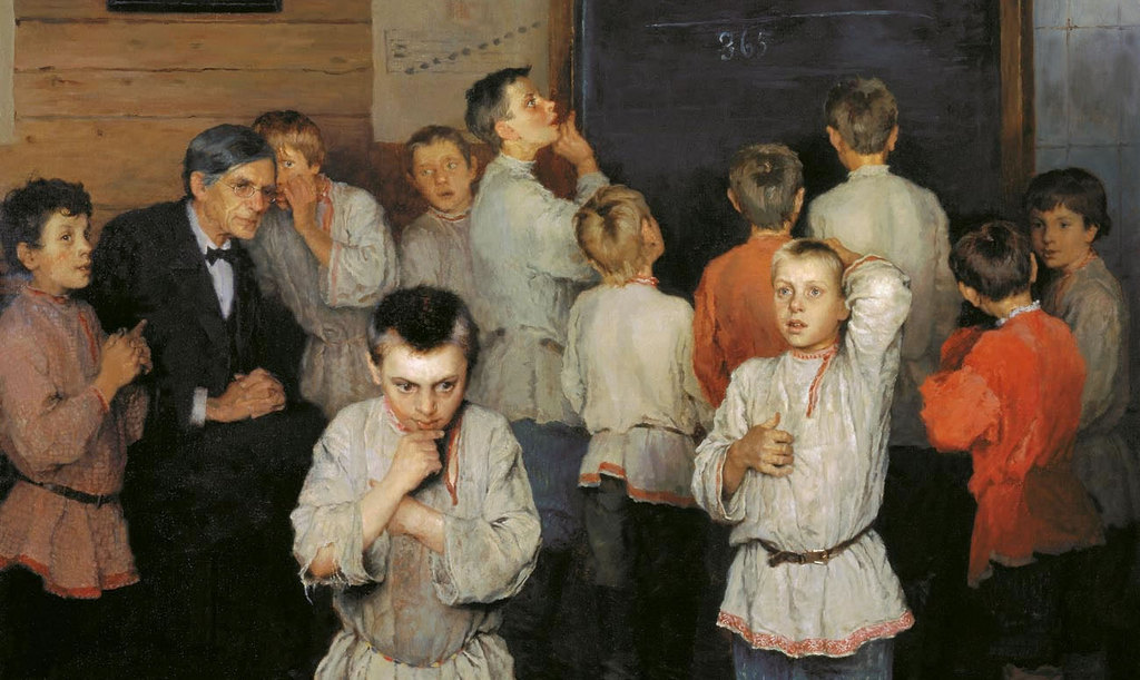 Устный счёт. В народной школе С. А. Рачинского