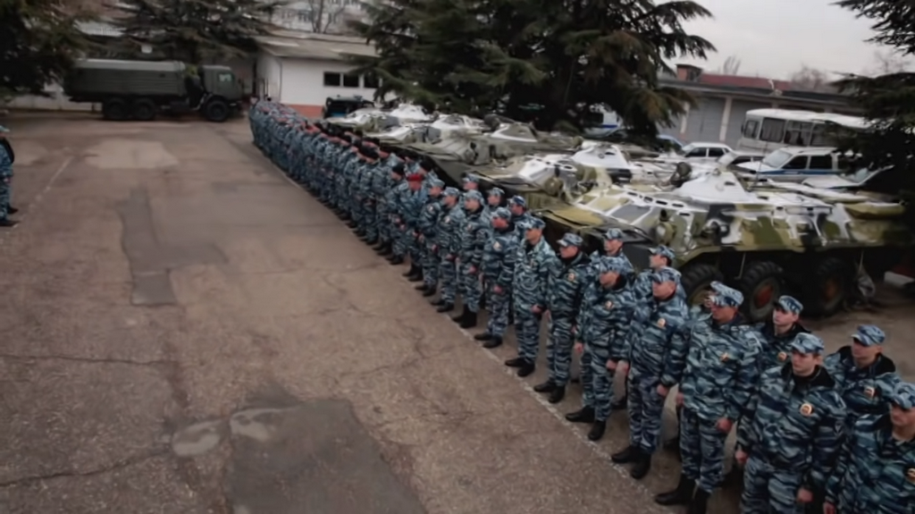 Бойцы крымского «Беркута»