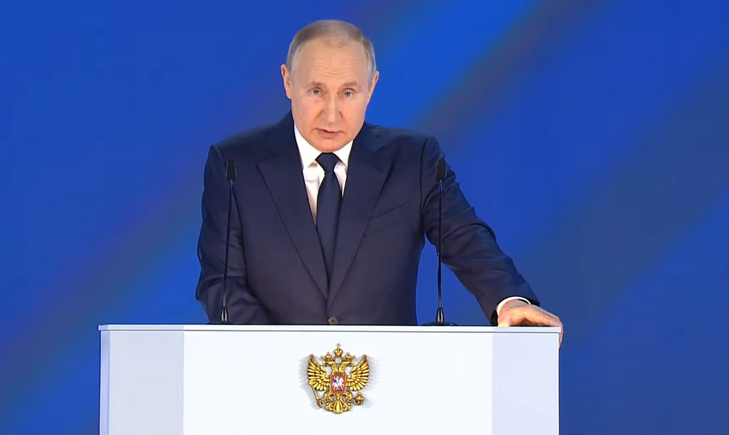 Владимир Путин. Послание Федеральному Собранию 21 апреля 2021 года