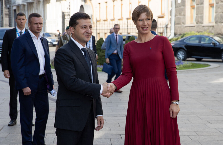 Владимир Зеленский и Керсти Кальюлайд