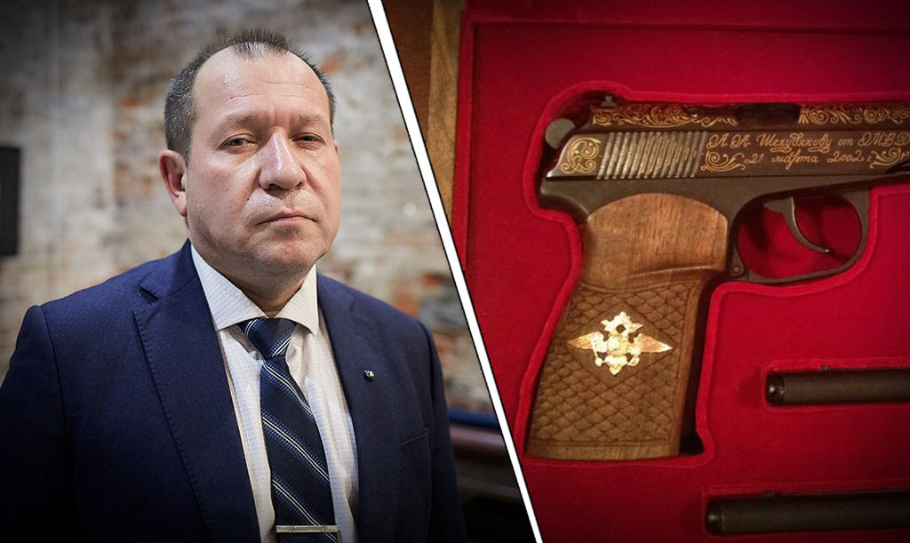 Игорь Каляпин и наградное оружие