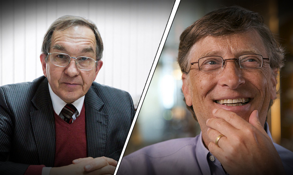 Сергей Нетёсов и Билл Гейтс