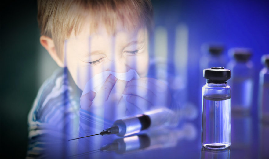 Вакцина защищает ребёнка