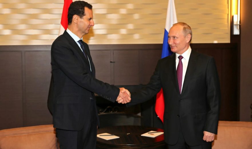 Путин начал переговоры с Асадом в Кремле