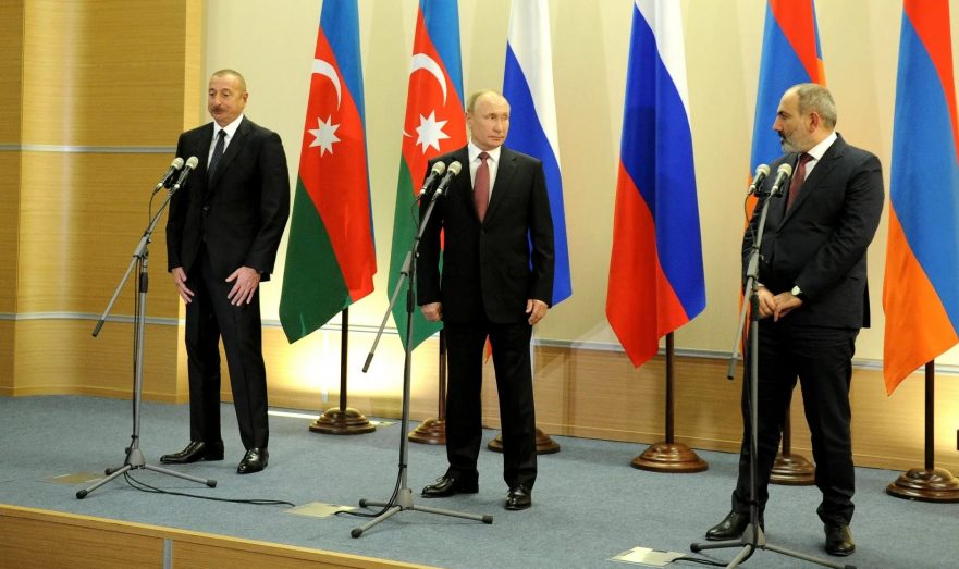 Алиев прибыл с рабочим визитом в РФ на встречу с Пашиняном