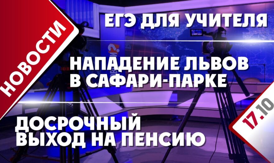 Нападение львов в сафари-парке, досрочный выход на пенсию и ЕГЭ для учителя