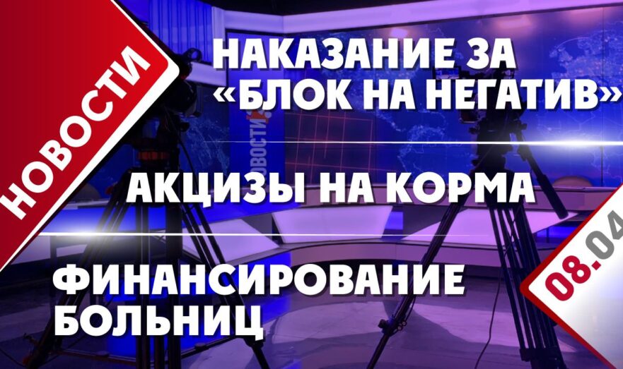 Финансирование больниц, наказание за «блок на негатив» и акцизы на корма
