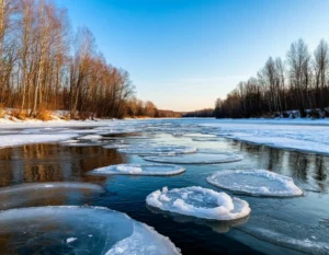 В Брянской области водолазы ищут провалившихся под лед детей