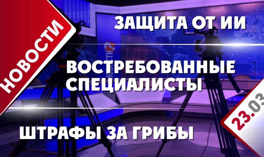 Защита от ИИ, востребованные специалисты и штрафы за грибы